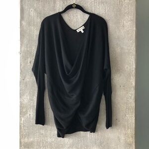 Neiman Marcus versatile and lightweight wrap 85% cashmere wrap sweater.